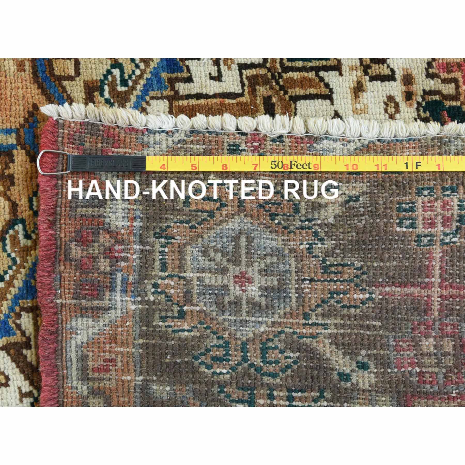 Overdyed-Vintage-Hand-Knotted-Rug-410605