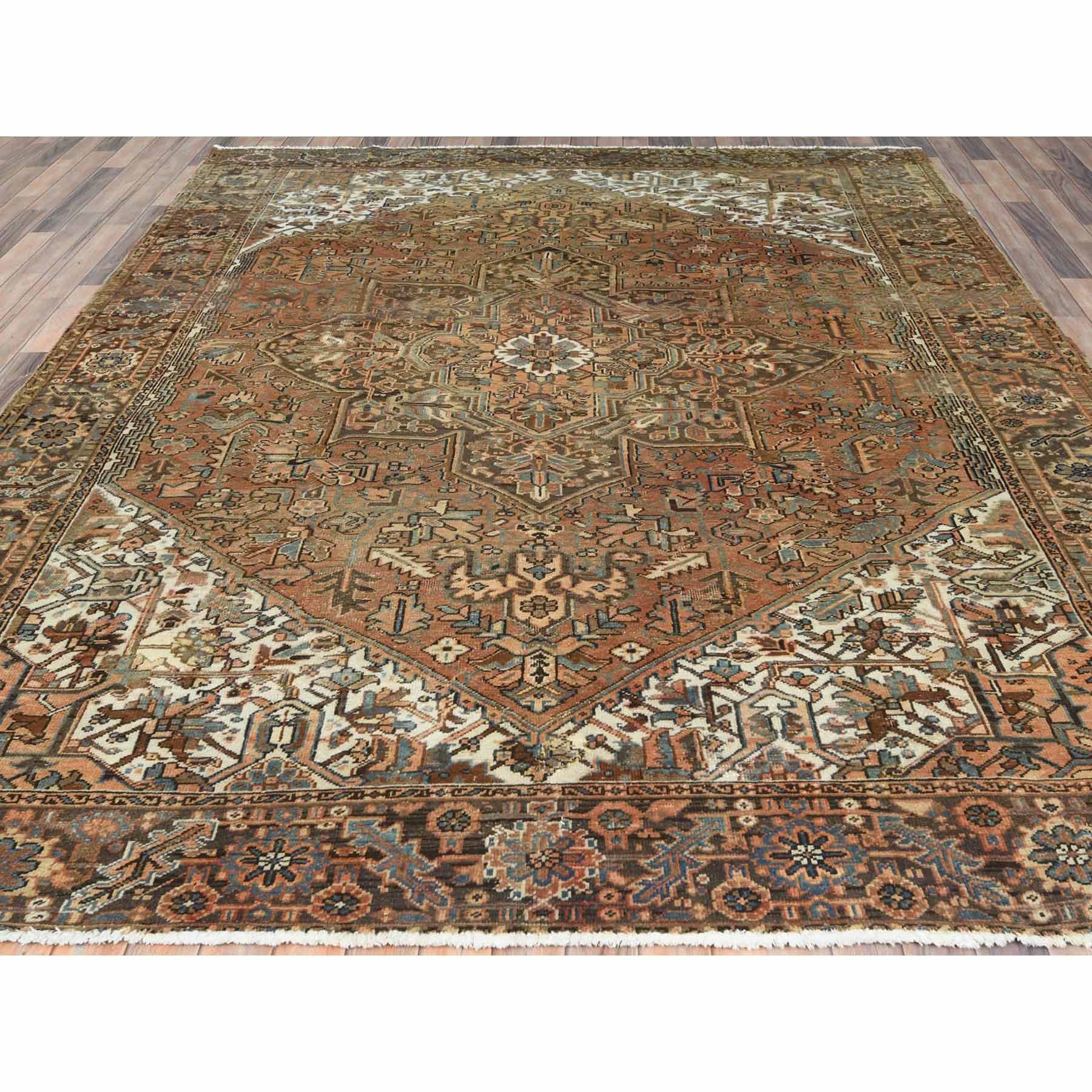 Overdyed-Vintage-Hand-Knotted-Rug-410625