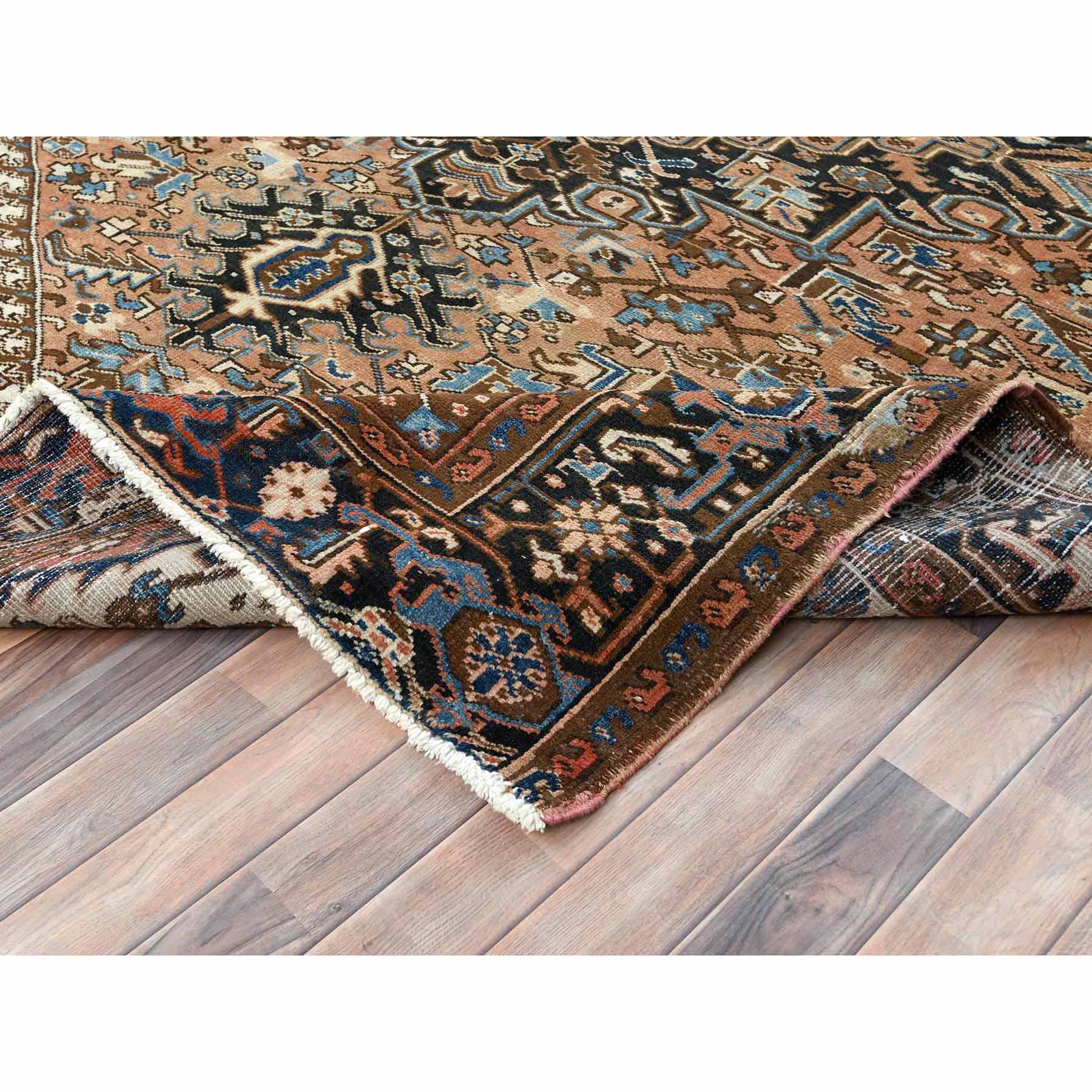 Overdyed-Vintage-Hand-Knotted-Rug-410655