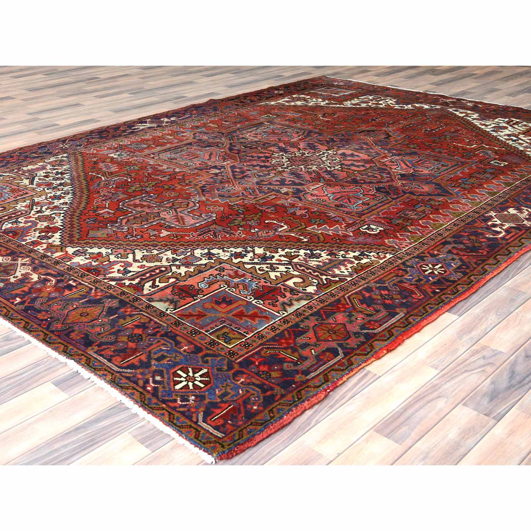Overdyed-Vintage-Hand-Knotted-Rug-411825