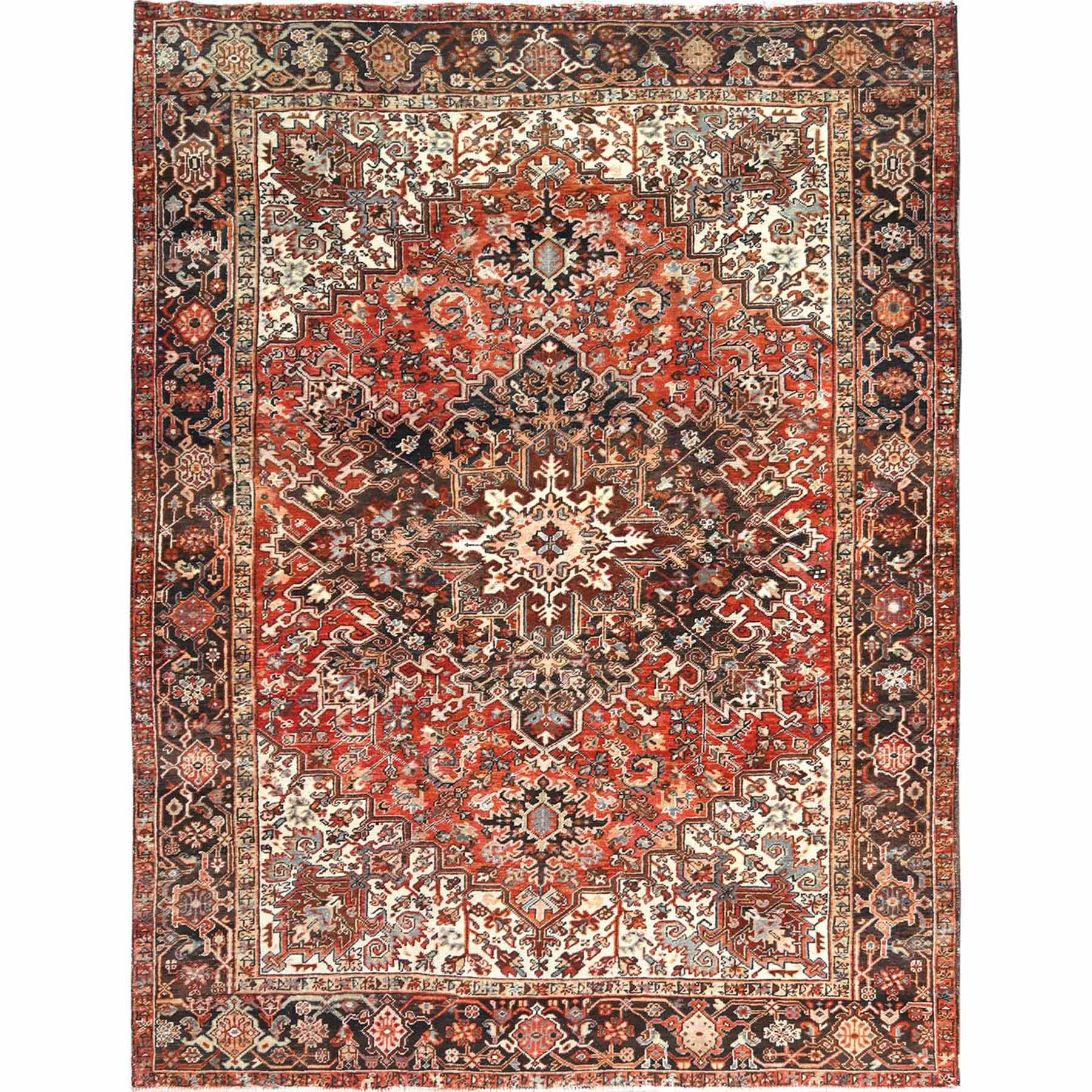 Overdyed-Vintage-Hand-Knotted-Rug-411835