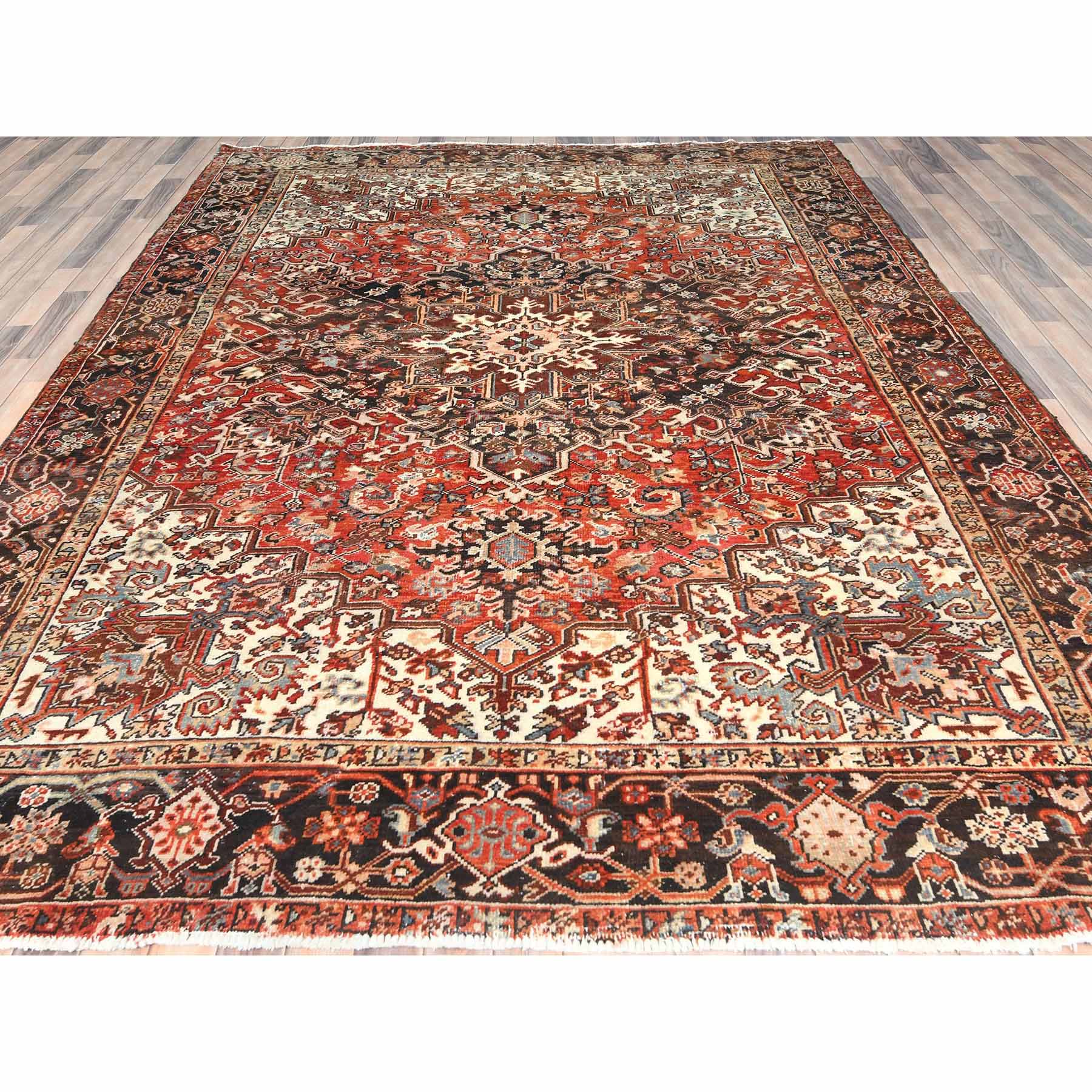 Overdyed-Vintage-Hand-Knotted-Rug-411835