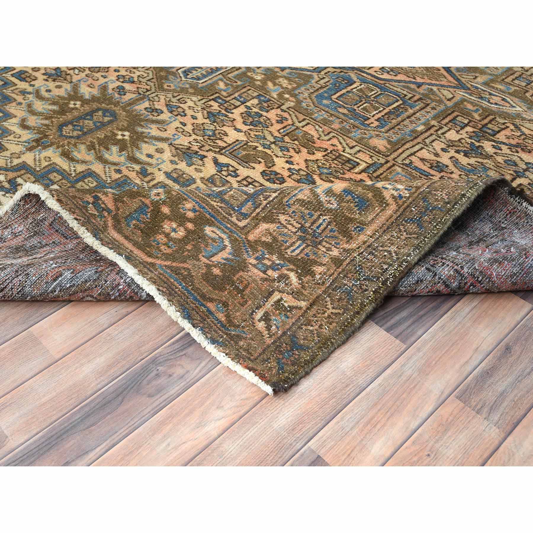 Overdyed-Vintage-Hand-Knotted-Rug-411845