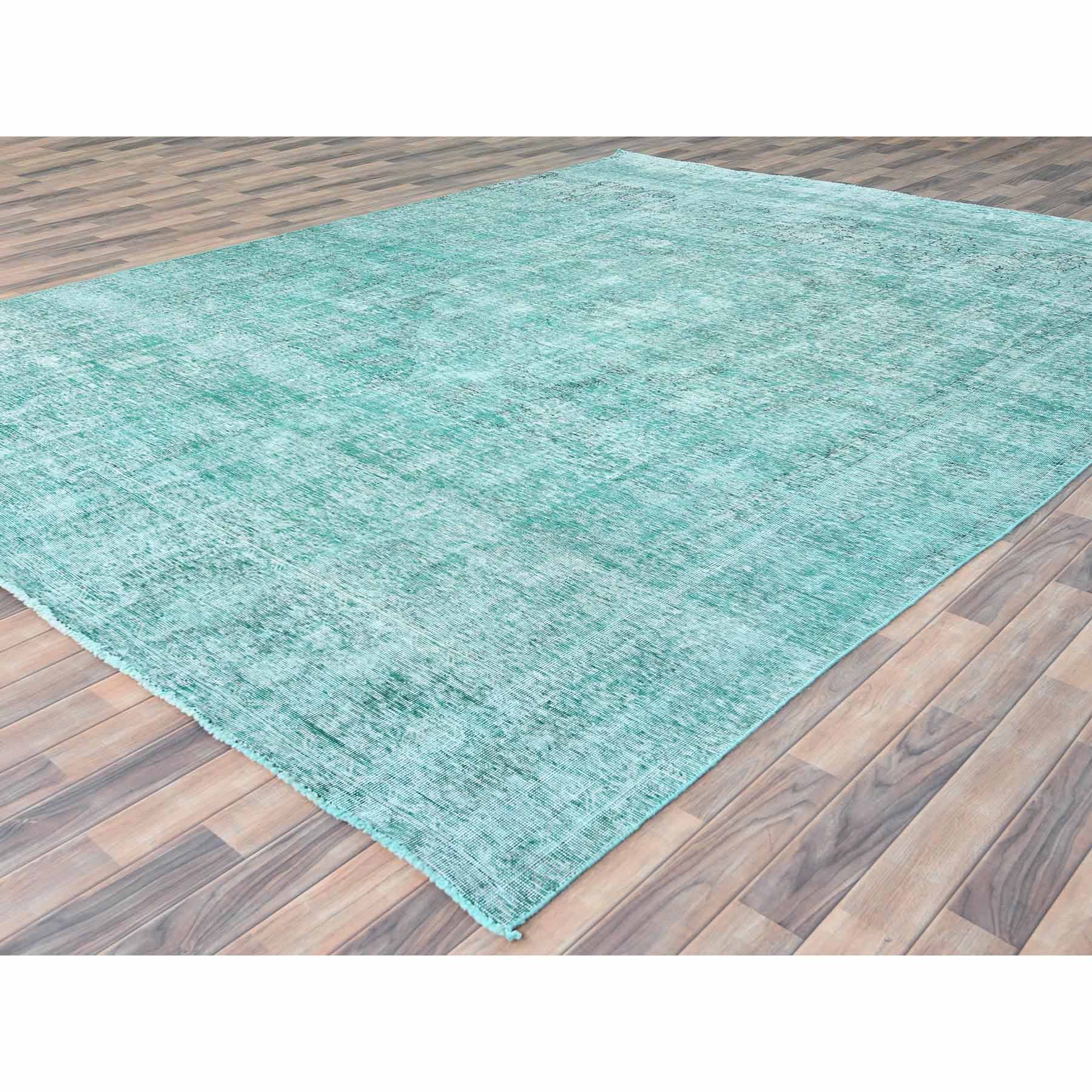 Overdyed-Vintage-Hand-Knotted-Rug-412710