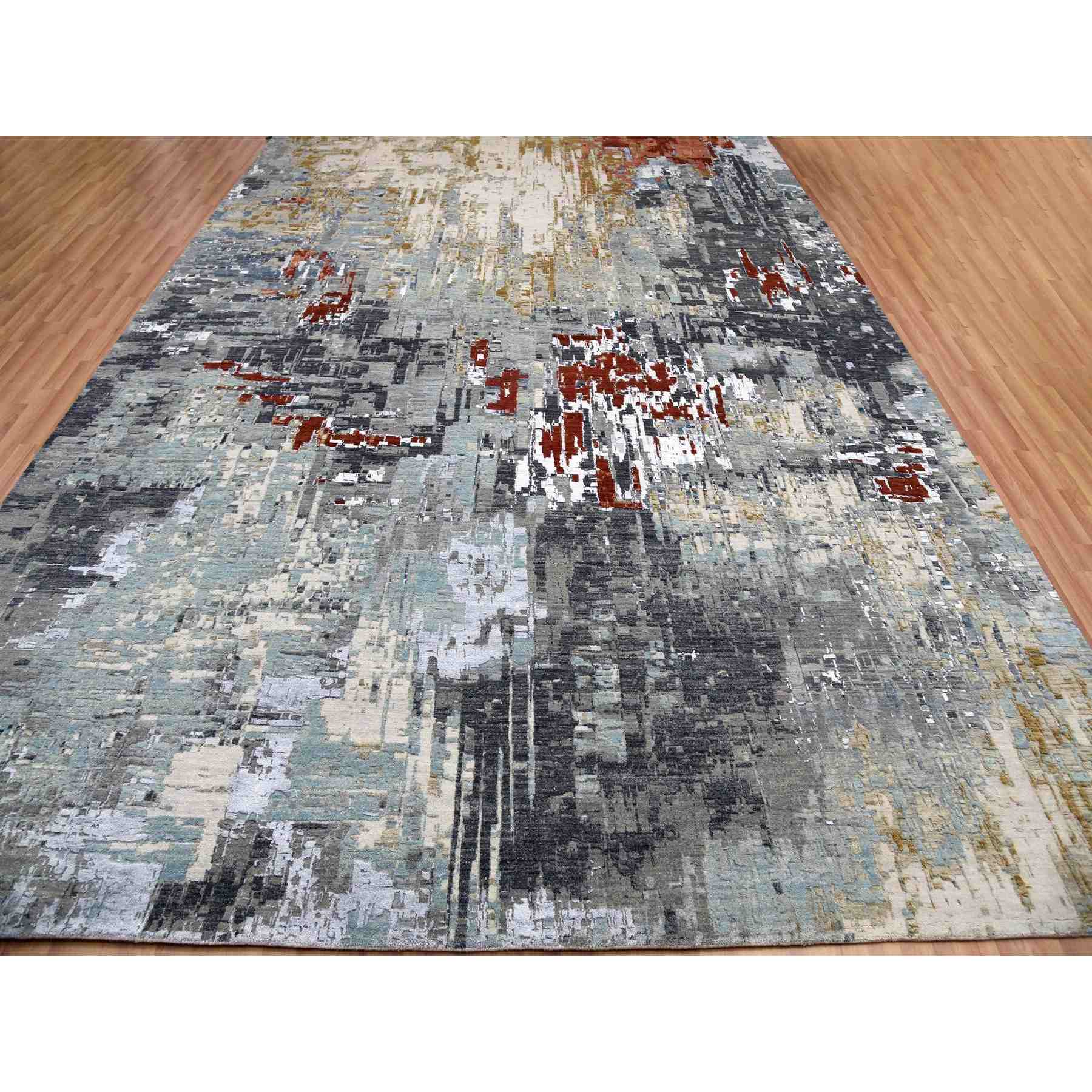 Modern-and-Contemporary-Hand-Knotted-Rug-415395