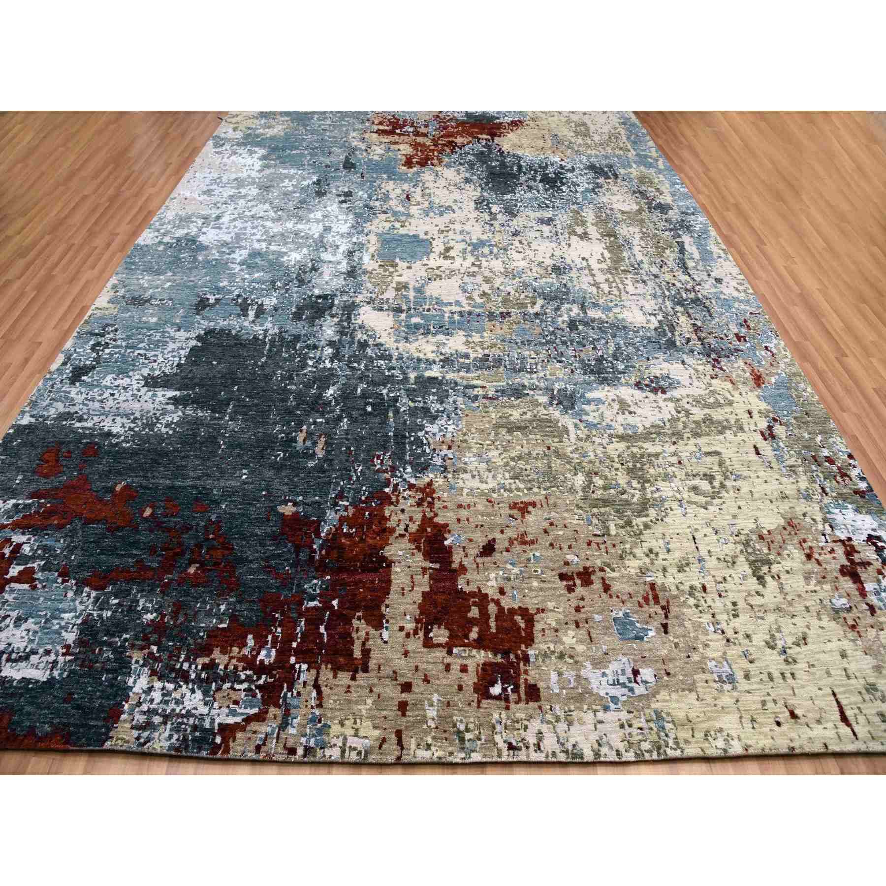 Modern-and-Contemporary-Hand-Knotted-Rug-415425