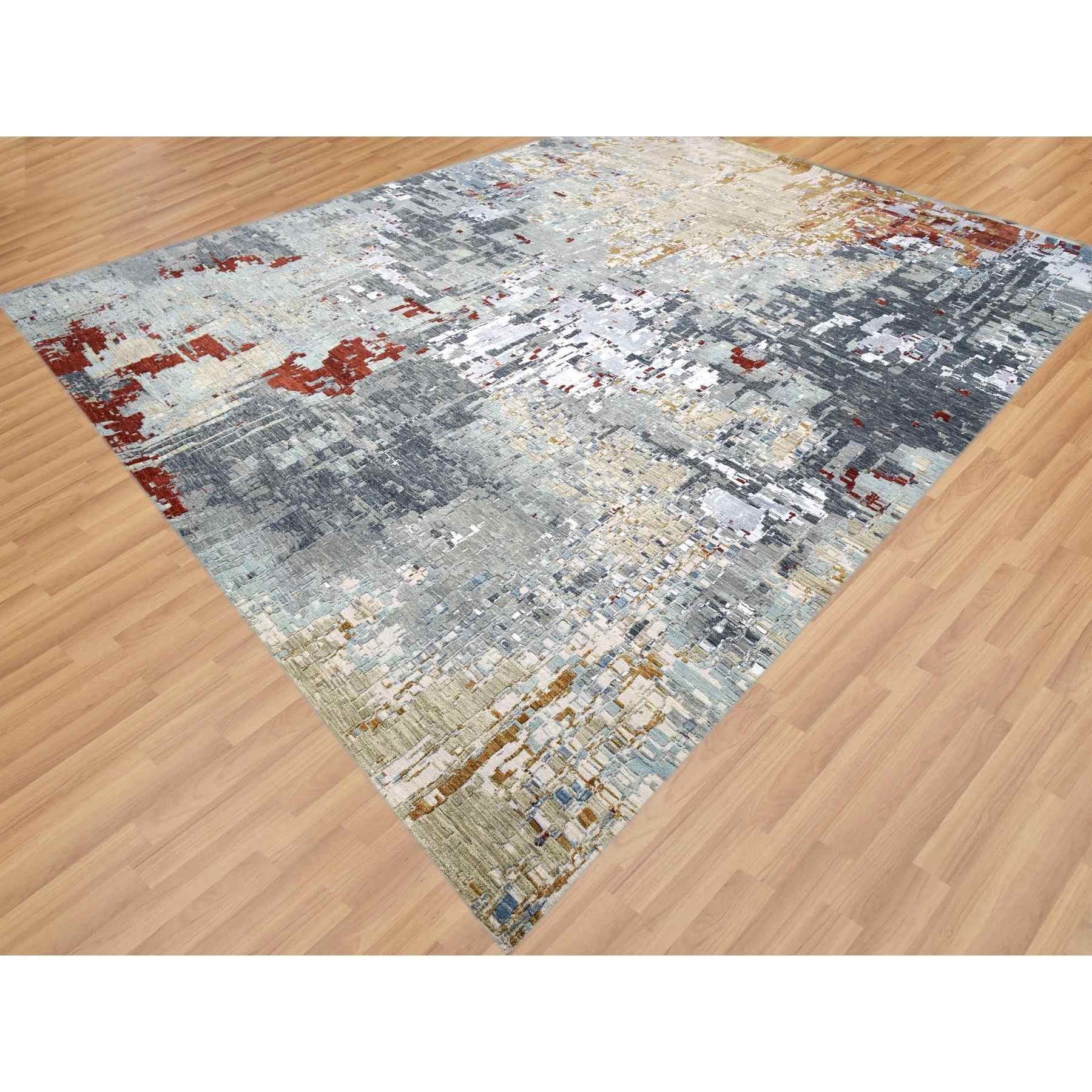 Modern-and-Contemporary-Hand-Knotted-Rug-415430